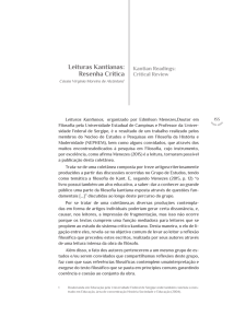 Leituras Kantianas: Resenha Crítica