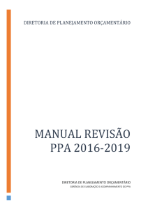 Manual Revisão PPA 2016-2019 - SEF