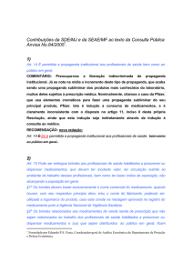 SEAE e SDE se manifestam sobre resolução da ANVISA para a