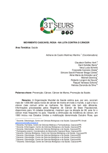 MOVIMENTO CASCAVEL ROSA - NA LUTA CONTRA O CÂNCER