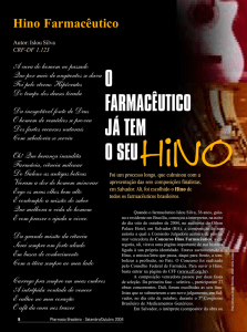 HINO FARMACÊUTICO - Conselho Federal de Farmácia