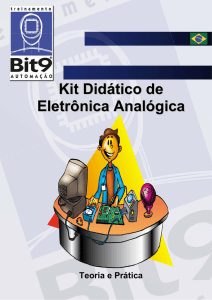 Kit Didático de Eletrônica Analógica