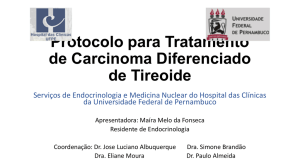 Protocolo para Tratamento de Carcinoma Diferenciado de Tireoide