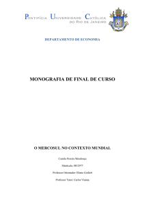 MONOGRAFIA DE FINAL DE CURSO - Departamento de Economia