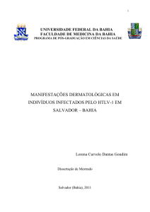 manifestações dermatológicas em indivíduos infectados pelo htlv