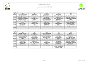 Colégio Anísio Teixeira7 Relatório de Turmas (Individual)