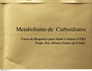 Metabolismo de Carboidratos - (LTC) de NUTES