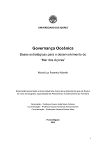 Governança oceânica : bases estratégicas para o desenvolvimento