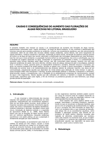 CAUSAS E CONSEQUÊNCIAS DO AUMENTO DAS FLORAÇÕES