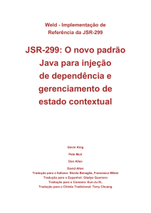 JSR-299: O novo padrão Java para injeção de dependência e