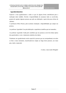 Agradecimentos - Repositório Científico do Instituto Politécnico do