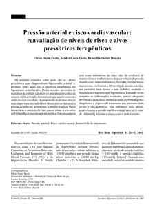 Pressão arterial e risco cardiovascular