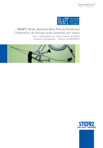 VAAFT: Video-Assisted Anal Fistula Treatment (Tratamento de