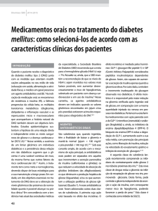 Medicamentos - Sociedade Brasileira de Diabetes