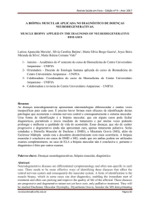 a biópsia muscular aplicada no diagnóstico de doenças