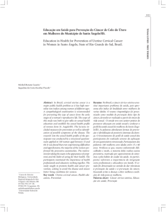 Educação em Saúde para Prevenção do Câncer de Colo do Útero