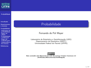 Probabilidade - Fernando de Pol Mayer