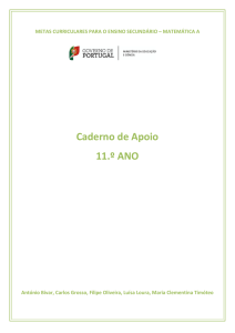 Caderno de Apoio 11.º ANO