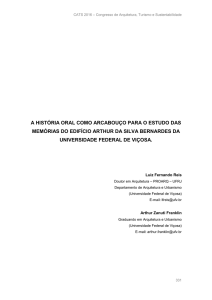 A história oral como arcabouço para o estudo das memórias do