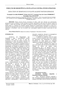 INDUO DE RESISTNCIA EM PLANTAS CONTRA FITOPATGENOS