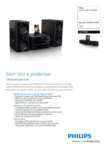 DCM3020/12 Philips Sistema micro de música