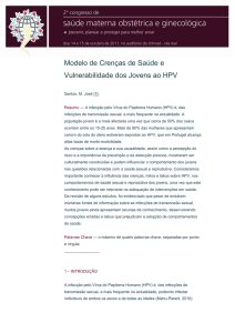 Modelo de Crenças de Saúde e Vulnerabilidade dos Jovens ao HPV