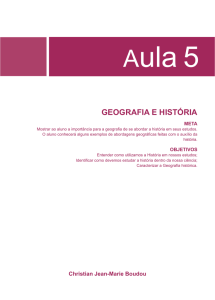 geografia e história