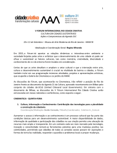 press release - Cidade Criativa