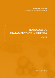 protocolo de tratamento de influenza 2013