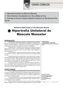 Hipertrofia Unilateral do Músculo Masseter