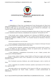 Constituição da República Democrática de Timor Leste