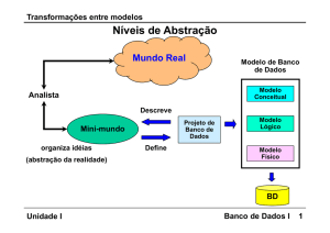 Transformação do Modelo Conceitual para o Modelo Lógico