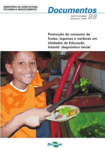 Promoção do consumo de frutas, legumes e verduras em Unidades