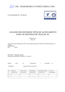 Análise dos Diversos Tipos de Acionamento para os Sistemas de