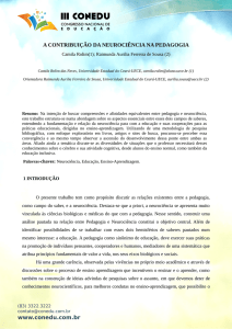 A CONTRIBUI&Ccedil;&Atilde;O DA NEUROCI&Ecirc;NCIA NA