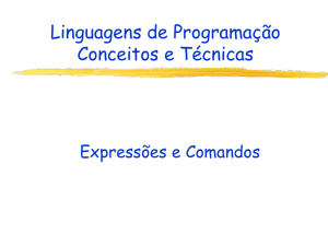 Linguagens de Programação Conceitos e Técnicas