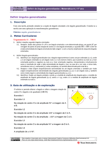 Definir ângulos generalizados 1. Descrição 2. Metas