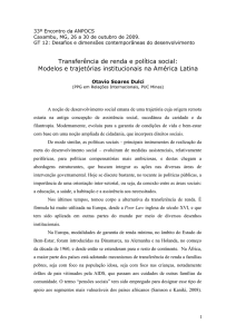 Modelos e trajetórias institucionais na América Latina