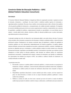 Consórcio Global de Educação Pediátrica – GPEC (Global Pediatric