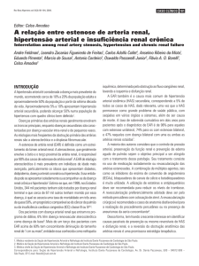 A relação entre estenose de arteria renal, hipertensão arterial e