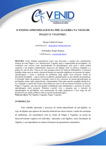 o ensino-aprendizagem da pré-álgebra na visão