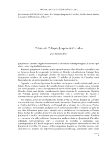 Crónica do Colóquio Joaquim de Carvalho