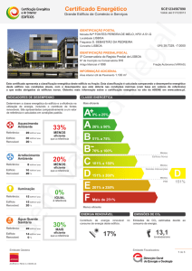 Certificado energético de edifícios de comércio e serviços