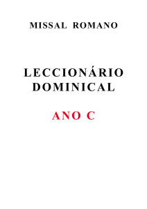 LECCIONÁRIO DOMINICAL ANO C