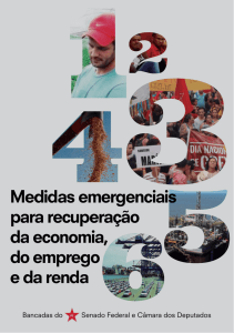Medidas emergenciais para recuperação da economia, do emprego