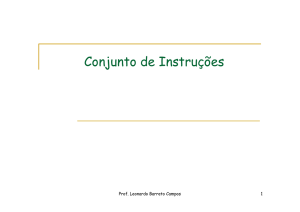 Conjunto de Instruções