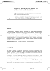 Flutuação Populacional De Insetos Em Unidade