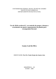 Luany Leal da Silva - Biblioteca Florestal