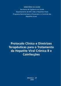 Protocolo Clínico e Diretrizes Terapêuticas para o Tratamento da