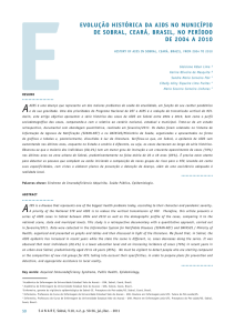 evolução histórica da aids no município de sobral, ceará, brasil, no